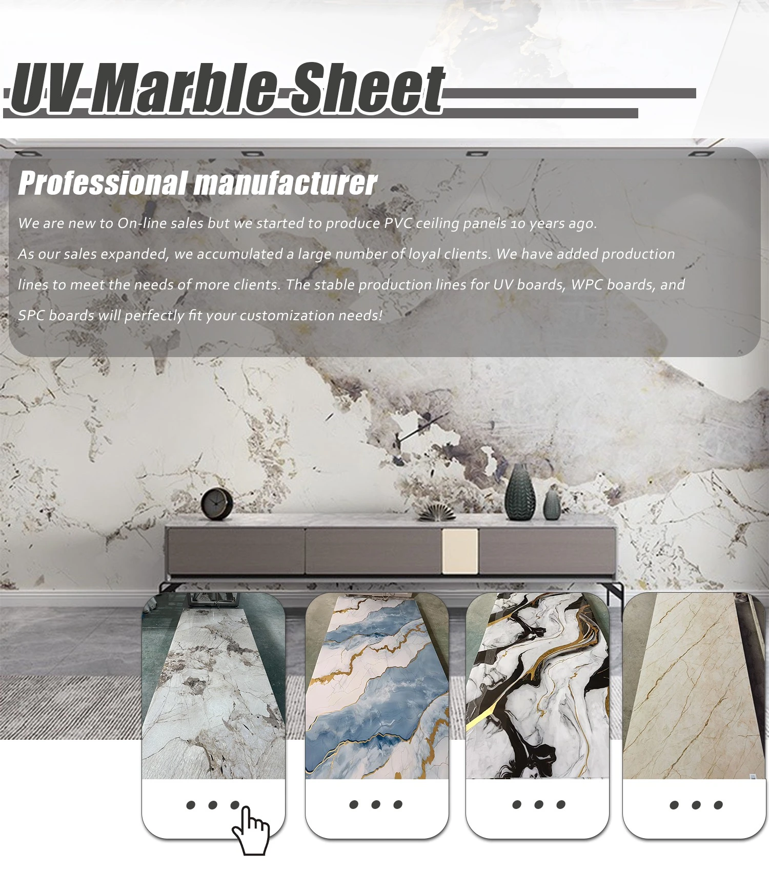 PVC Marble Panel